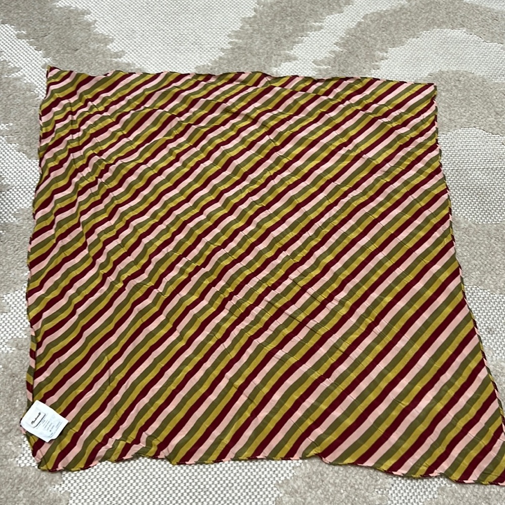 100% silk Madewell square scarf